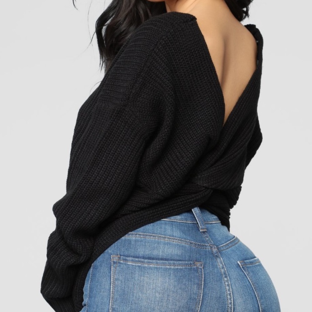 Black sweater